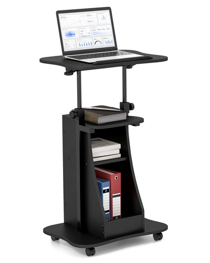 Giantex Mobile Podium Stand