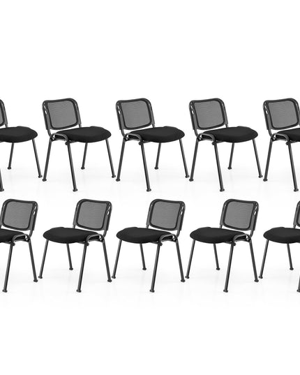 Giantex Set of 5 Conference Chair Elegant Design Stackable Office Waiting Room Guest Reception (32 H)