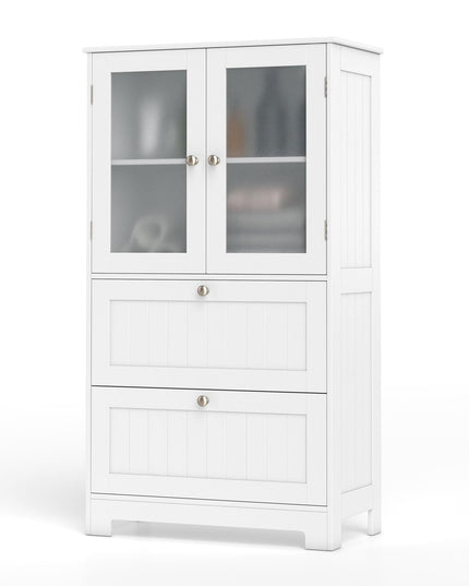 Giantex Bathroom Storage Cabinet w/2 Large Drawers
