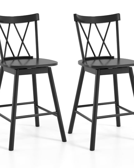 Giantex Windsor Bar Stools Set of 2/4(29"/24")