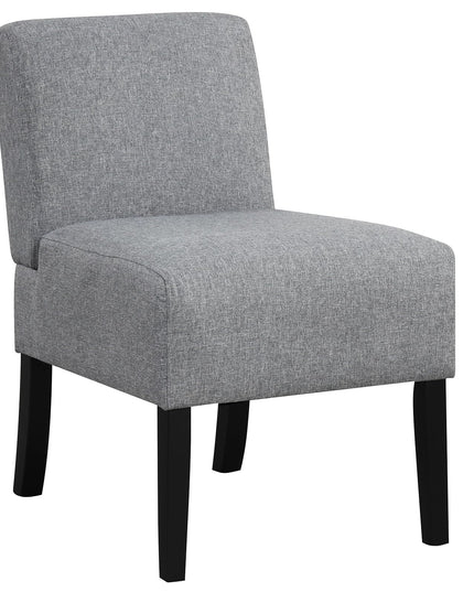 Giantex Armless Accent Chair Set of 1/2/4, Upholstered Living Room Chair with Rubber Wood Legs