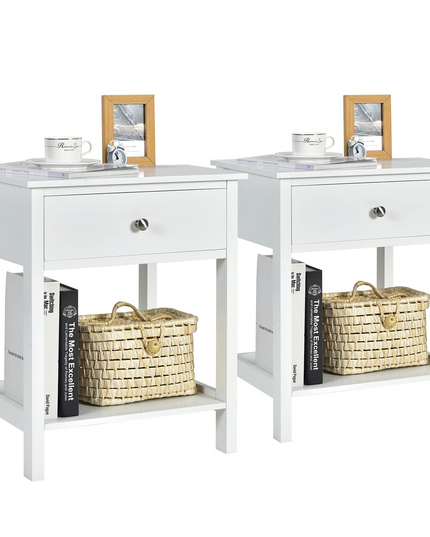 Multifunctional Bedside Sofa Side Table, Accent Home Furniture w/Stable Frame