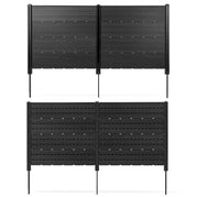 48''W x 36''H / Black / 4 Panels