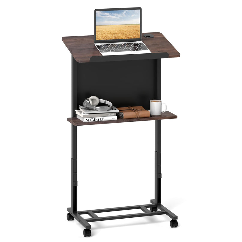 Giantex Mobile Podium Stand