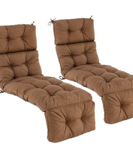 Giantex Set of 1/2/4 Lounge Chair Cushion(73X22X4 Inch)