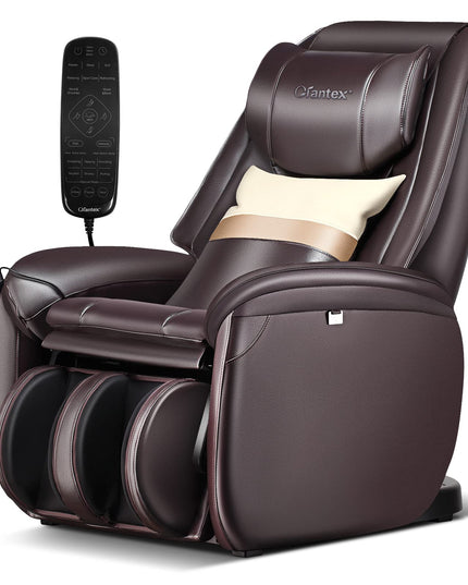 Giantex Full Body Massage Chair - Zero Gravity SL Track Electric Recliner with Reversible Footrest