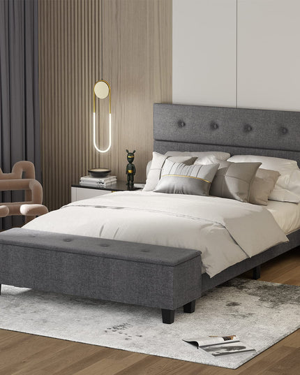 Bed Frame with Ottoman Storage - Giantex