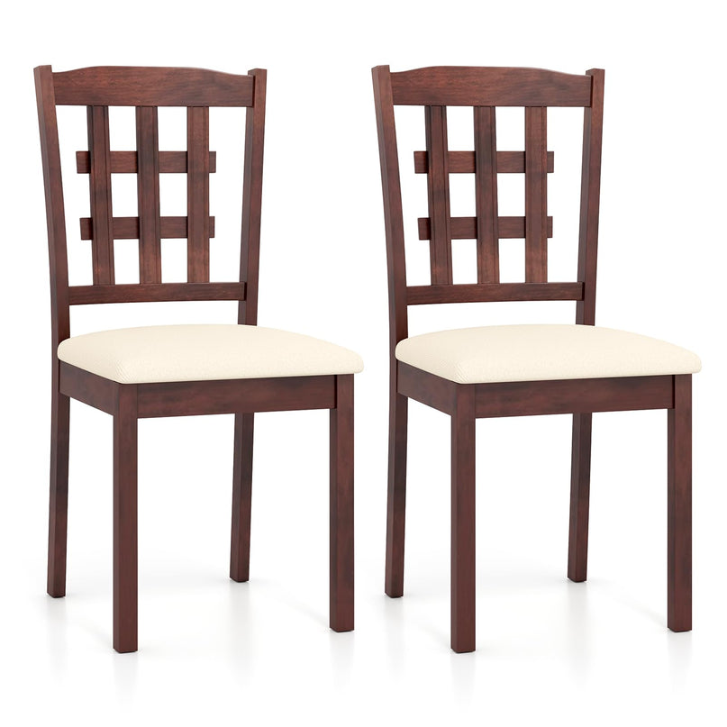 Giantex Wooden Dining Chairs Set of 2/4