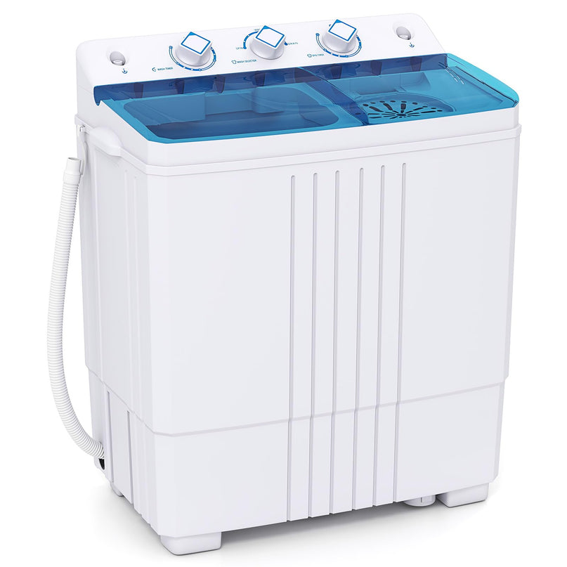 Giantex Washing Machine Twin Tub 12Lbs Washing and 8Lbs Spinning