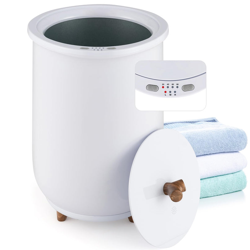 Giantex Towel Warmer for Bathroom - 23L Large Blanket Warmer with 3 Heat Settings, Built-in Timer, Auto Shut Off