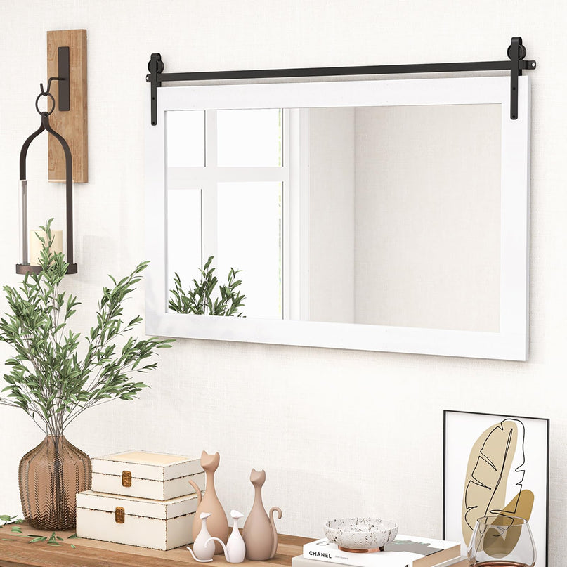 CHARMAID Farmhouse Wall Mirror