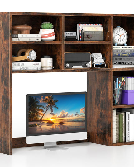 Giantex Desktop Bookshelf for Dorm College Office Home