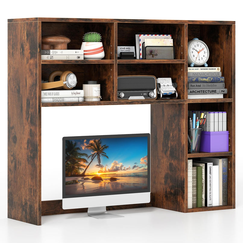 Giantex Desktop Bookshelf for Dorm College Office Home