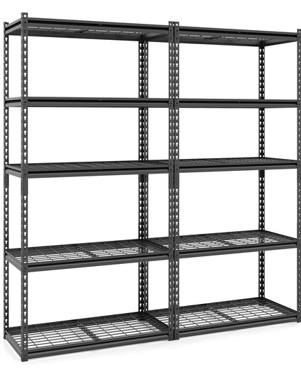 Giantex 5-Tier Metal Storage Shelves Heavy Duty Garage Shelving Units(36" L x 18" W x 72" H)