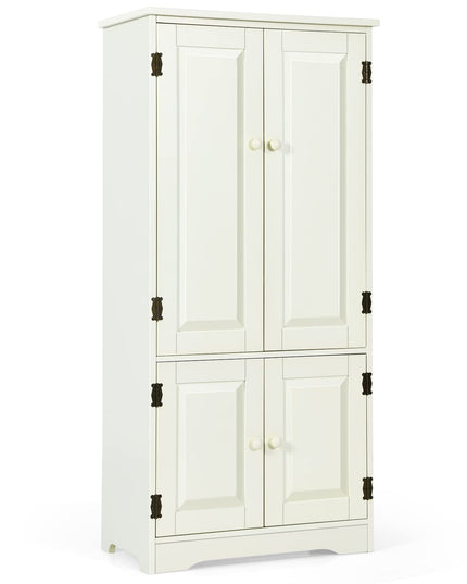 Kitchen Pantry Storage Cabinet, Wood Cupboard Organizer