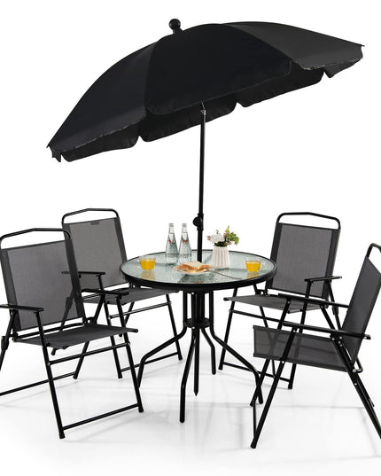 Giantex 6 Pieces Patio Dining Furniture Set