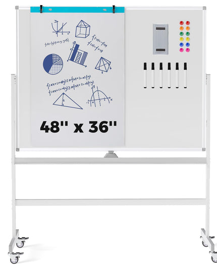 Giantex Double-Sided Magnetic Dry Erase Mobile Whiteboard