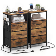 Rustic Brown / 2 / 3 Drawer