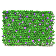 1 / Green Leaves & Purple Flowers