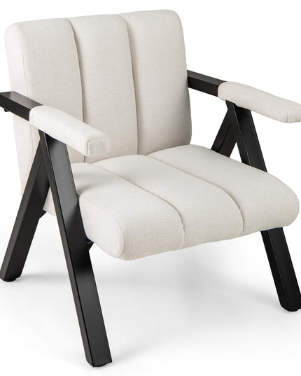 Giantex Mid-Century Modern Accent Chair Comfy Oversized Reading Chair