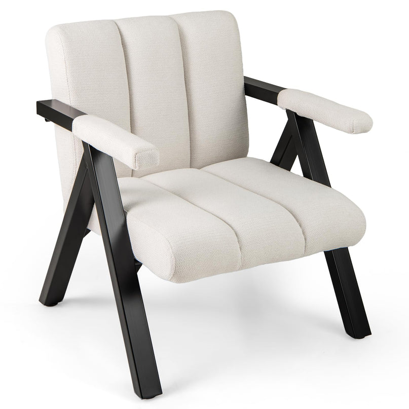 Giantex Mid-Century Modern Accent Chair Comfy Oversized Reading Chair