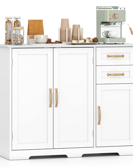 Giantex Sideboard Buffet Cabinet Modern Sideboard Cabinet