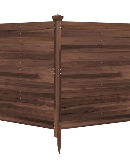 Giantex Wooden Privacy Fence with Stakes (47" W x 45.5" H)