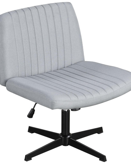 Giantex Armless Cross Legged Office Chair No Wheels for Home
