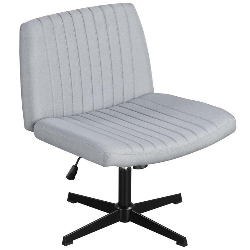 Giantex Armless Cross Legged Office Chair No Wheels for Home