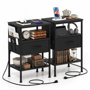 Black / 2 / 1 Drawer