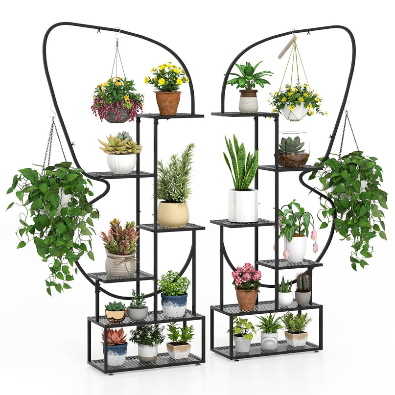 Giantex 2 Pack 6-Tier Plant Stand Indoor