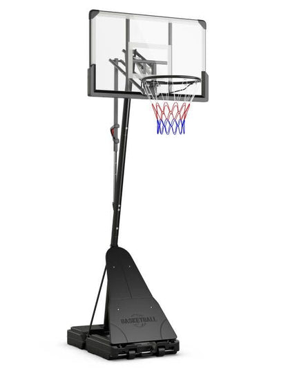 Giantex Portable Basketball Hoop Outdoor - 4.9-10 FT Height Adjustable Basketball Goal System