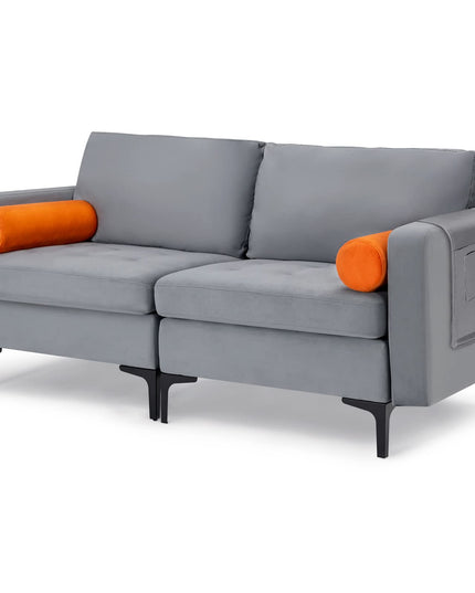 Giantex 68" Modern Loveseat, 2-Seater Sofa Couch