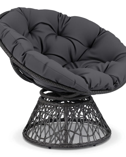 Giantex Wicker Papasan Chair with Soft Thick Cushion（ 41.5"W）