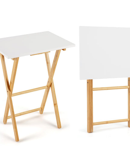 Giantex Folding TV Tray Table for Eating on Couch