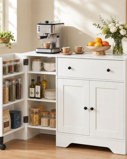 GIANTEX 41.5" Sideboard Buffet Cabinet with Storage