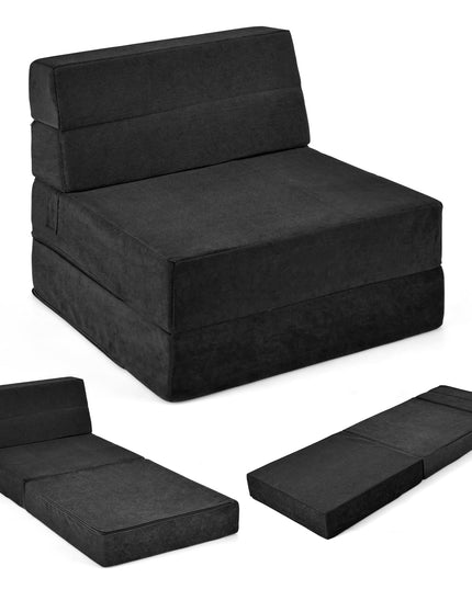 Giantex Fold Down Sofa Bed Floor Couch Foam Folding Modern Futon Chaise Lounge