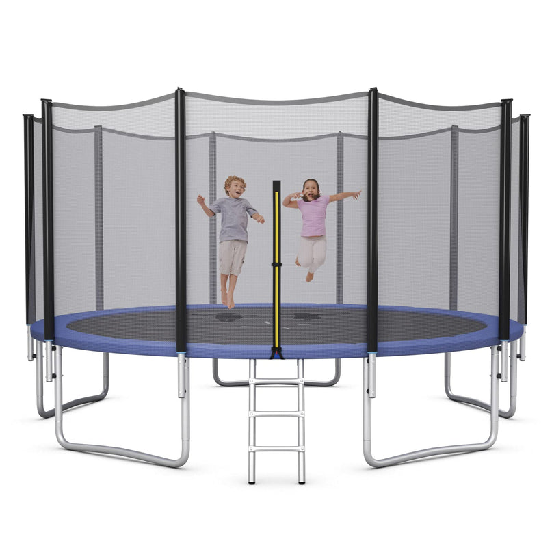 ASTM Approved 8 10 12 14 15 16Ft Trampoline for Adults Kids