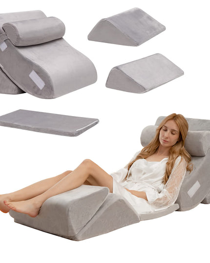 6PCS Orthopedic Bed Wedge Pillow Set - Giantex