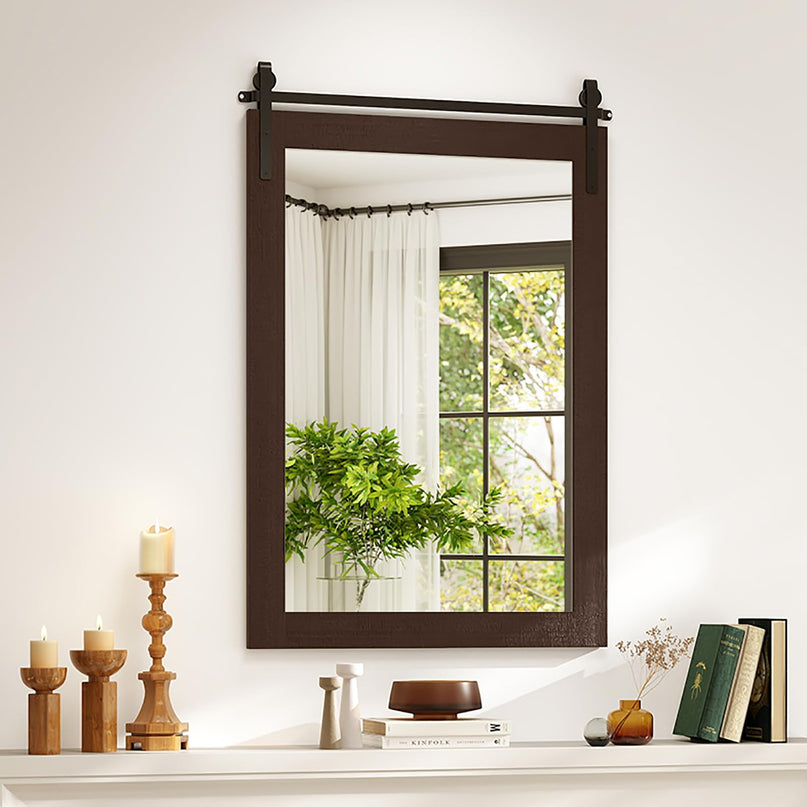 CHARMAID Farmhouse Wall Mirror