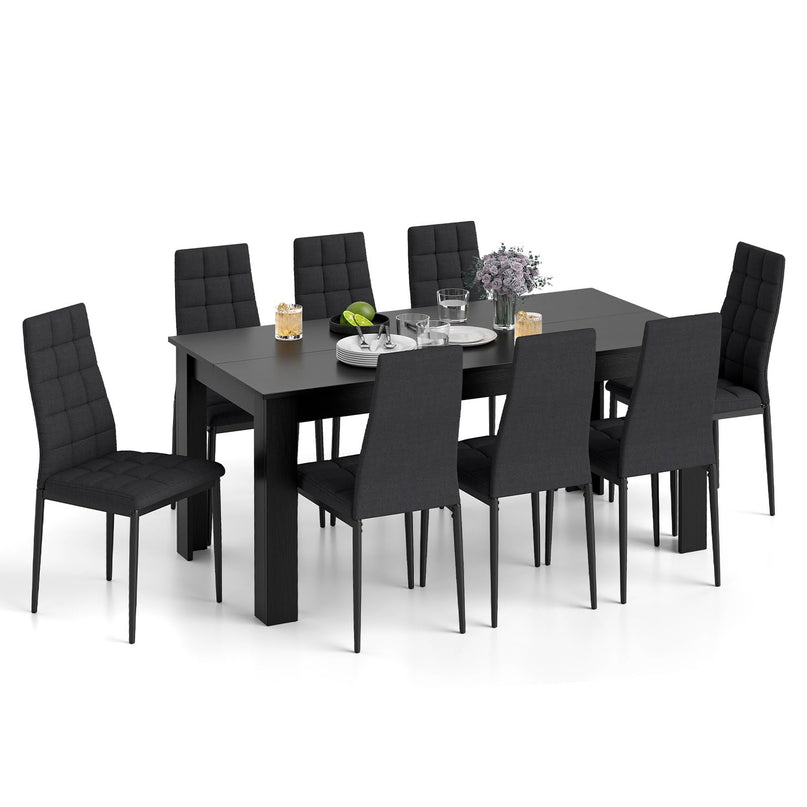 Giantex 5/9-Pieces Dining Table Set for 4/8 63" Large Kitchen Table