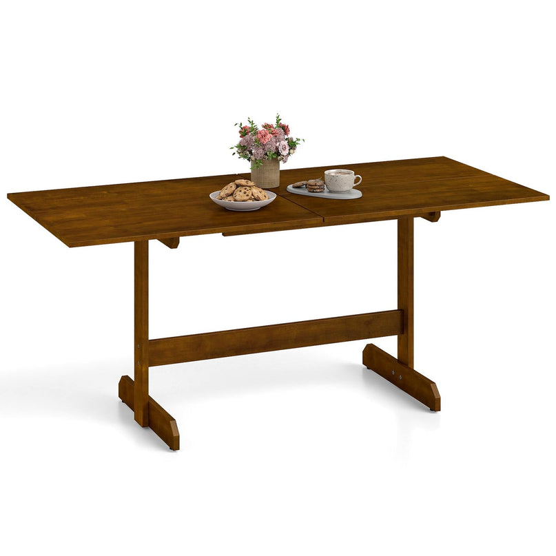 Giantex 71" Dining Table for 6-8 Large Kitchen Table