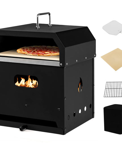 4-in-1 Outdoor Pizza Oven - Giantex
