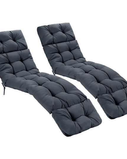 Giantex Set of 1/2/4 Lounge Chair Cushion(73X22X4 Inch)