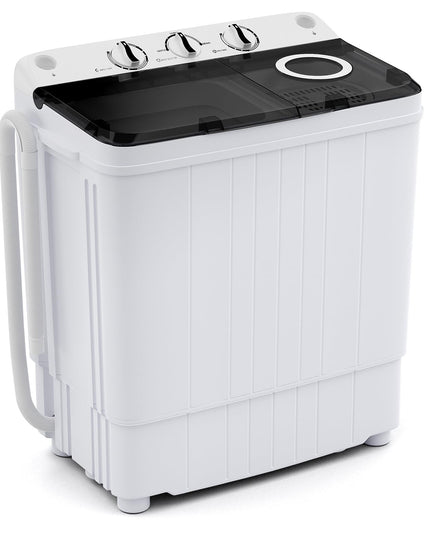 Giantex Portable Washing Machine, 17.6lbs Compact Washer Spinner Combo with Pump Drain