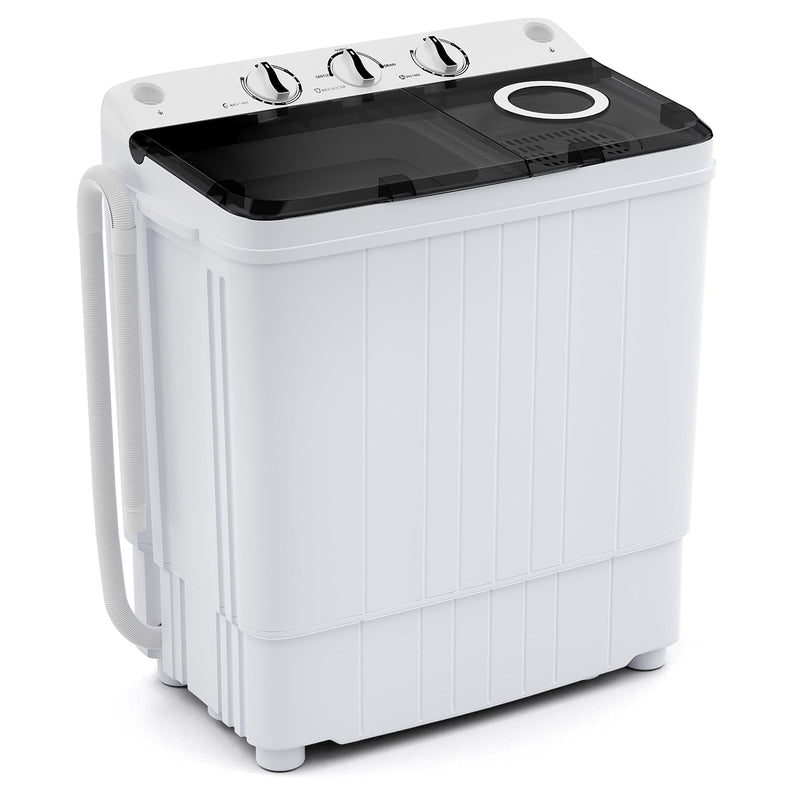 Giantex Portable Washing Machine, 17.6lbs Compact Washer Spinner Combo with Pump Drain