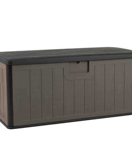 Giantex 100 Gallon Deck Box with Lockable Lid for Patio Furniture Cushions