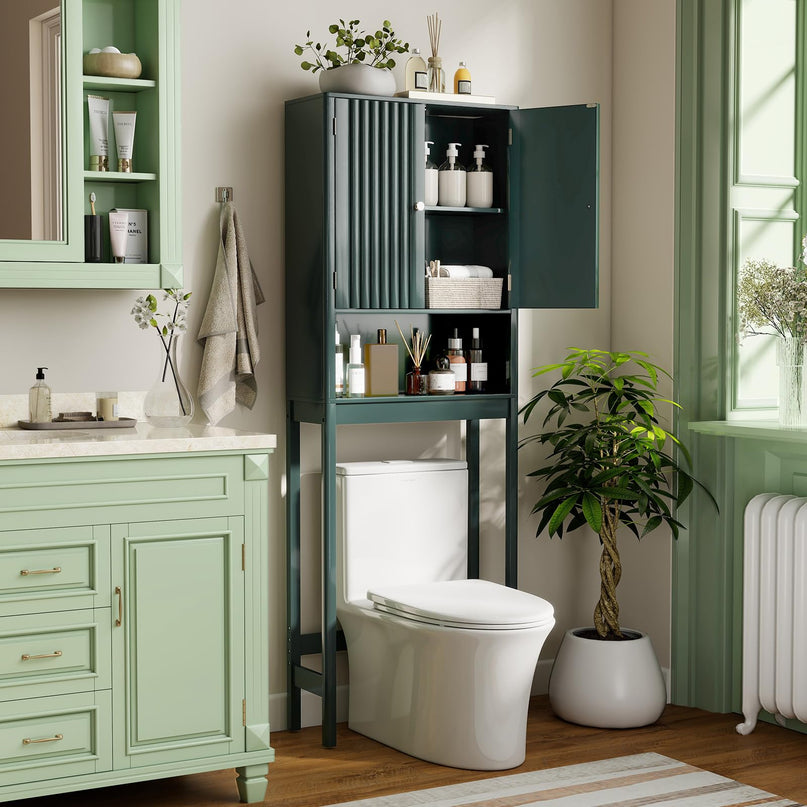 Giantex Over The Toilet Storage Cabinet Bathroom Organizer