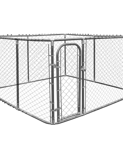 7.5ft x 7.5ft Large Outdoor Dog Kennel - Giantex