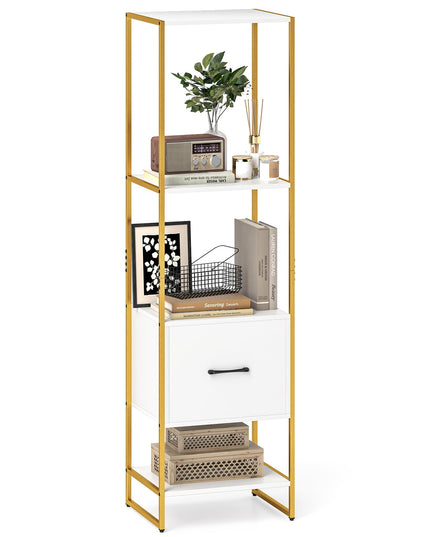 Giantex Bookshelf with Drawer